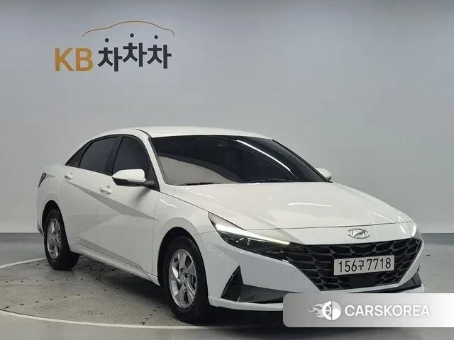 Hyundai Avante (CN7) 2020 Белый из Кореи