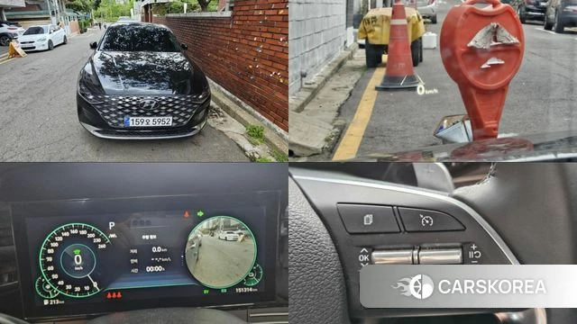 Hyundai The New Grandeur IG Hybrid 2022 Черный из Кореи