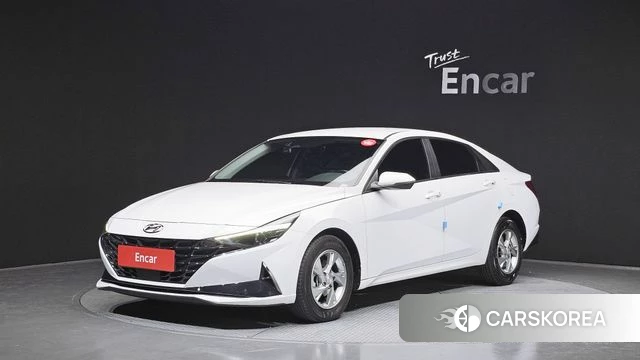 Hyundai Avante (CN7) 2020 Белый из Кореи