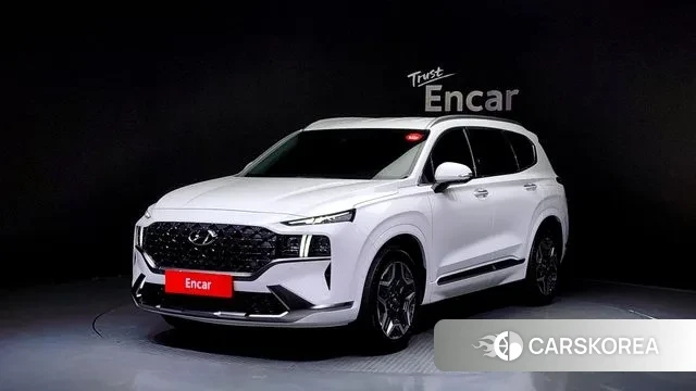 Hyundai The New Santa Fe 2023 Белый из Кореи