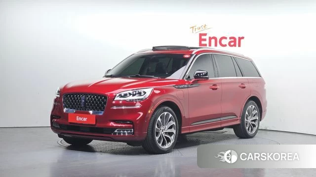 Lincoln Aviator 2nd generation 2020 Красный из Кореи