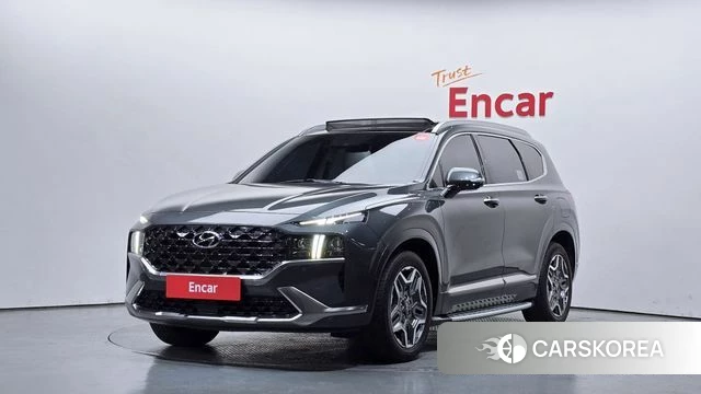 Hyundai The New Santa Fe 2022 Серый из Кореи