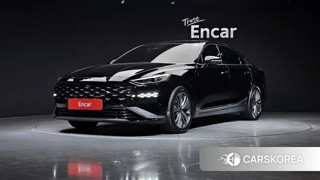 Kia K8 Hybrid 2023 Черный из Кореи