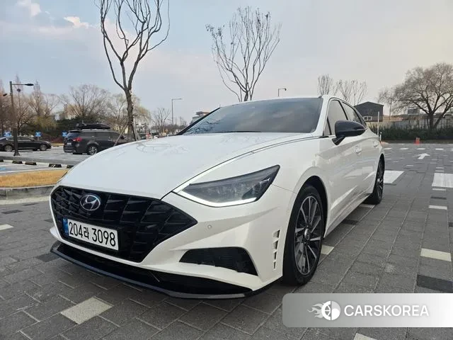 Hyundai Sonata (DN8) 2021 Белый из Кореи