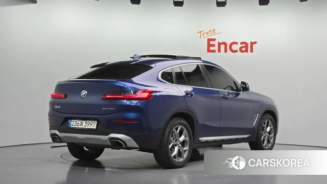 BMW X4 (G02) 2022 Синий из Кореи