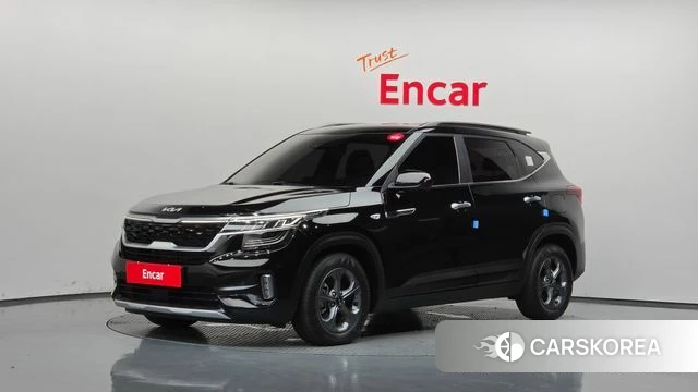 Kia Seltos 2022 Черный из Кореи