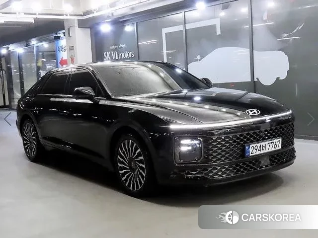 Hyundai Grandeur Hybrid (GN7) 2023 Черный из Кореи