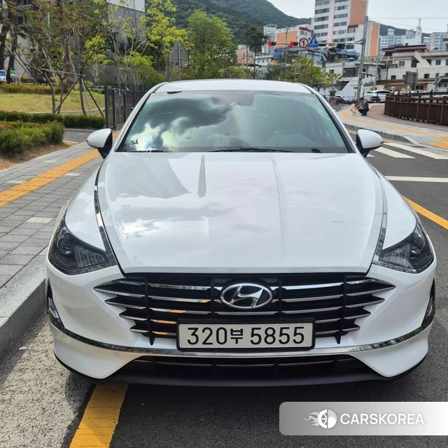 Hyundai Sonata (DN8) 2019 Белый из Кореи