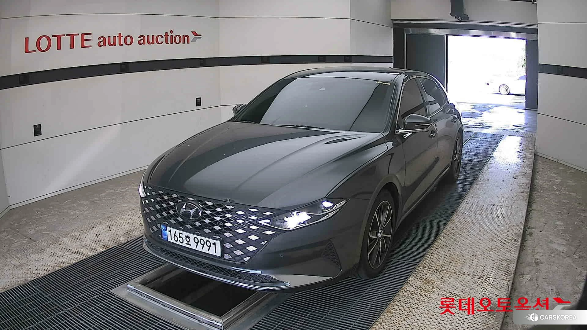 Hyundai Grandeur 2022 Nocturne Grey Metallic из Кореи