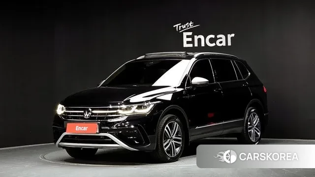 Volkswagen Tiguan Allspace 2022 Черный из Кореи