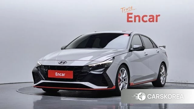 Hyundai Avante (CN7) 2022 Серебристо-серый из Кореи