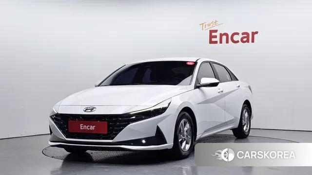 Hyundai Avante (CN7) 2020 Белый из Кореи