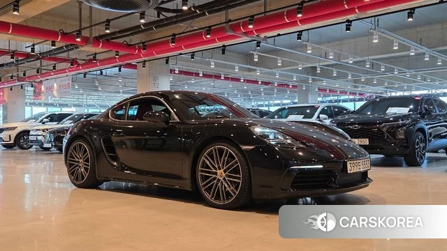 Porsche 718 Cayman 2018 Черный из Кореи