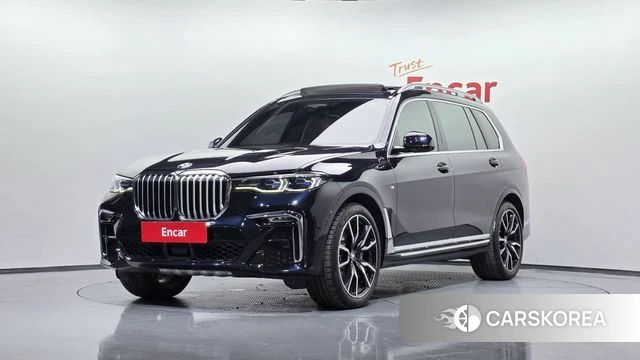 BMW X7 (G07) 2020 Черный из Кореи