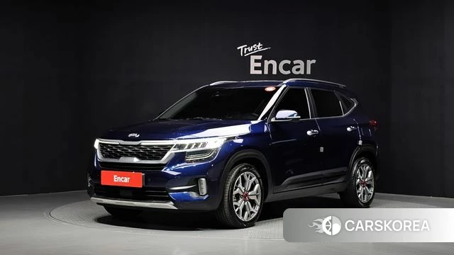 Kia Seltos 2020 Синий из Кореи