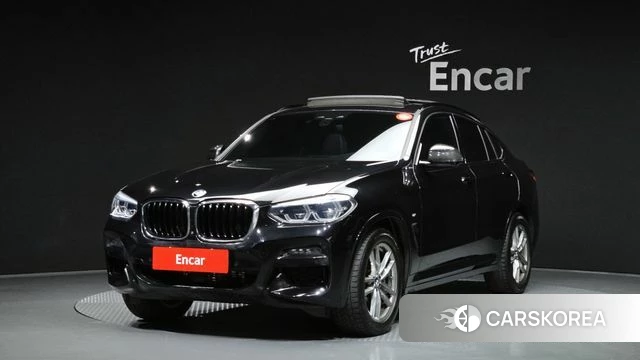 BMW X4 (G02) 2021 Черный из Кореи