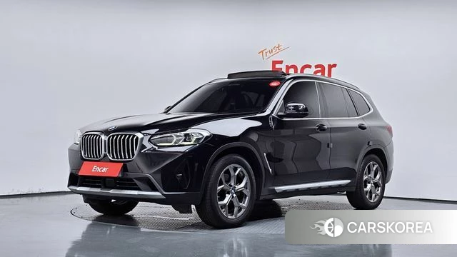 BMW X3 (G01) 2022 Черный из Кореи