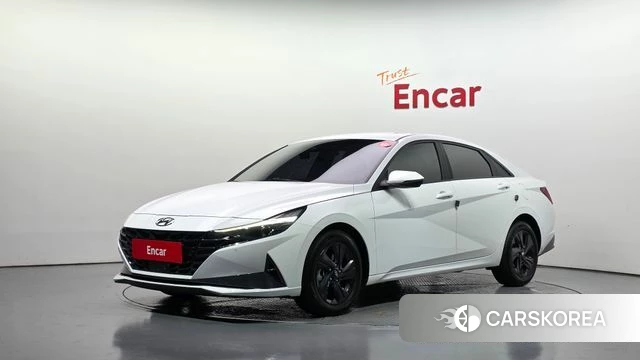 Hyundai Avante (CN7) 2022 Белый из Кореи