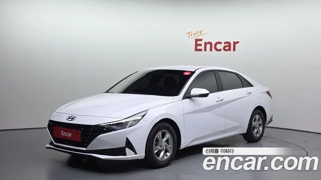 Hyundai Avante (CN7) 2022 Белый из Кореи