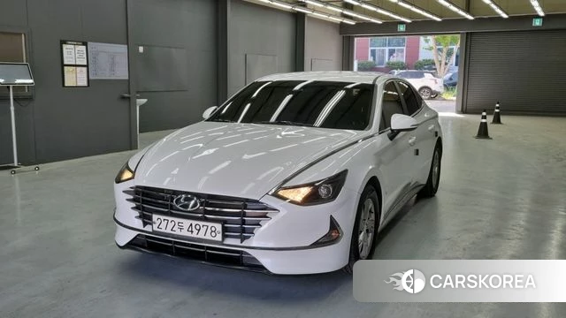 Hyundai Sonata (DN8) 2019 Белый из Кореи
