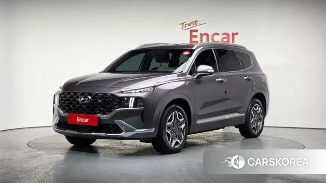 Hyundai The New Santa Fe 2021 Серый из Кореи