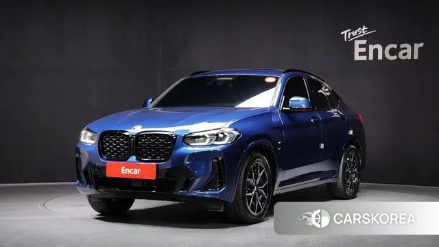 BMW X4 (G02) 2023 Синий из Кореи