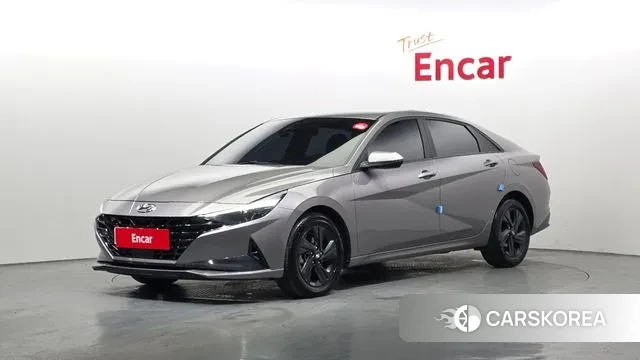Hyundai Avante Hybrid (CN7) 2022 Серебристо-серый из Кореи