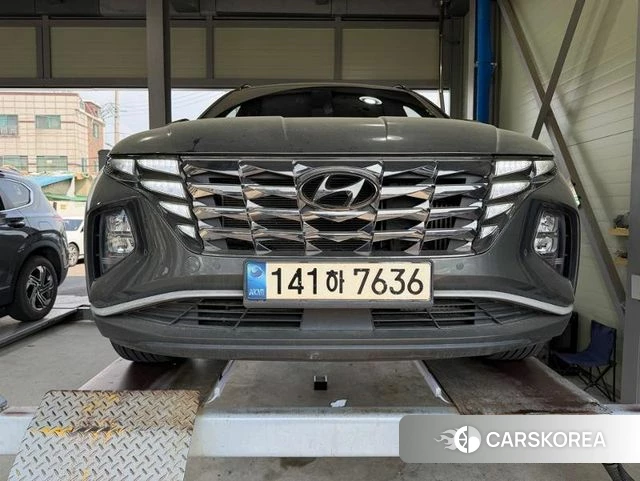 Hyundai Tucson Hybrid (NX4) 2022 Серебристо-серый из Кореи