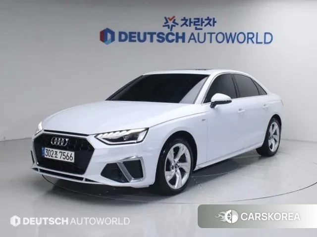 Audi A4 (B9) 2021 Белый из Кореи