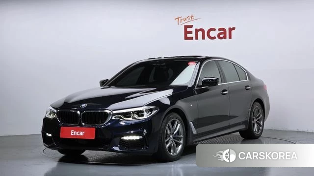 BMW 5 Series (G30) 2018 Синий из Кореи