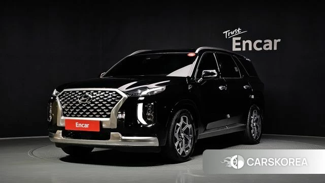 Hyundai Palisade 2022 Черный из Кореи