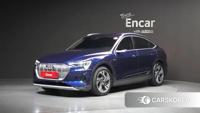 Audi e-Tron 2021 Синий из Кореи