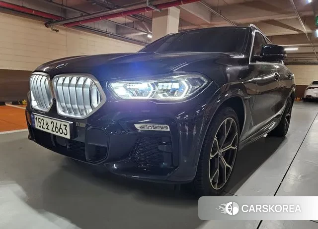 BMW X6 (G06) 2021 Синий из Кореи