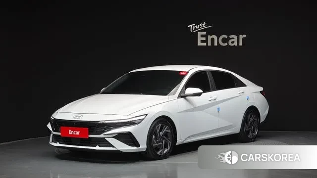 Hyundai The New Avante (CN7) 2024 Белый из Кореи