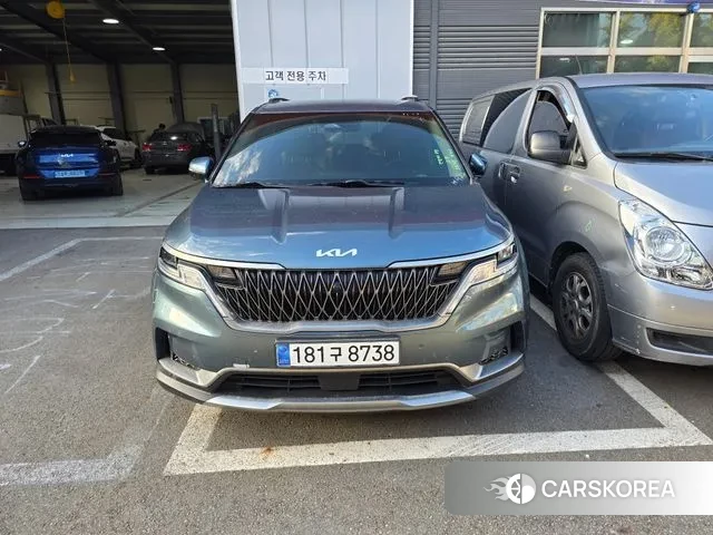 Kia Carnival 4th generation 2022 Небесно-голубой из Кореи