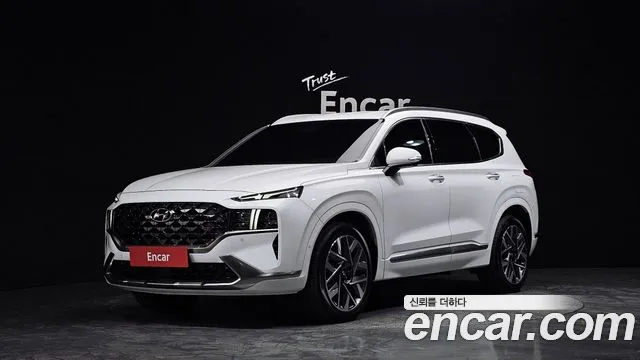 Hyundai The New Santa Fe 2022 Белый из Кореи