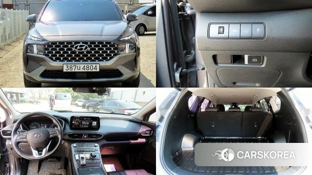 Hyundai The New Santa Fe 2022 Серый из Кореи