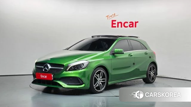 Mercedes-Benz A-Class W176 2018 Зеленый из Кореи