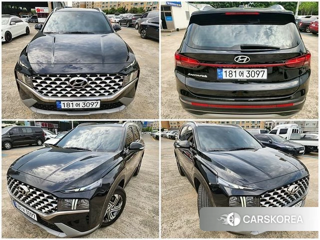 Hyundai The New Santa Fe 2022 Черный из Кореи
