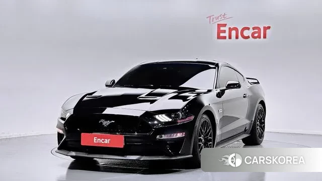 Ford Mustang 2021 Черный из Кореи