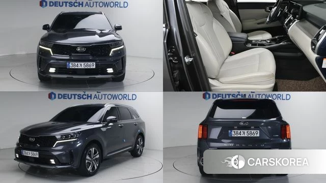 Kia Sorento 4th Generation 2021 Серый из Кореи