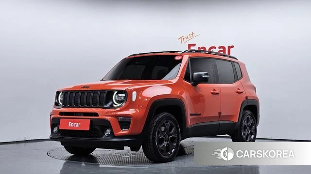 Jeep Renegade 2021 Оранжевый из Кореи