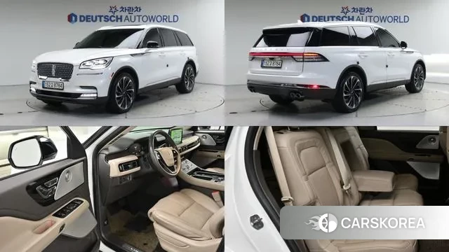 Lincoln Aviator 2nd generation 2020 Белый из Кореи