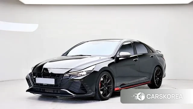 Hyundai Avante (CN7) 2022 Черный из Кореи