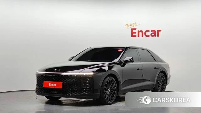 Hyundai Grandeur Hybrid (GN7) 2024 Черный из Кореи