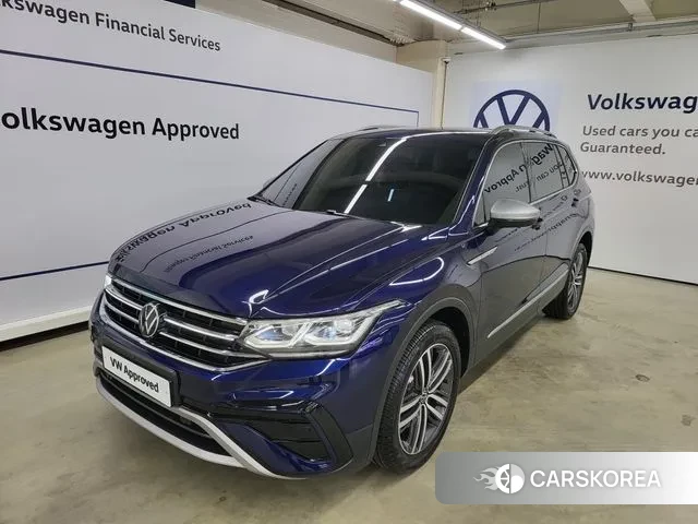 Volkswagen Tiguan Allspace 2024 Синий из Кореи