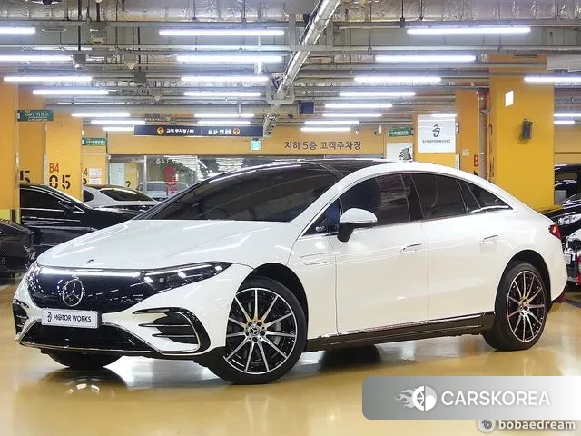 Mercedes-Benz EQS V297 2022 Белый из Кореи