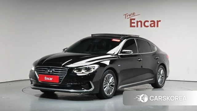 Hyundai Grandeur IG Hybrid 2018 Черный из Кореи