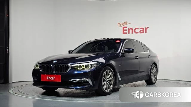 BMW 5 Series (G30) 2018 Синий из Кореи