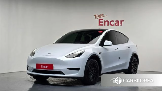 Tesla Model Y 2023 Белый из Кореи
